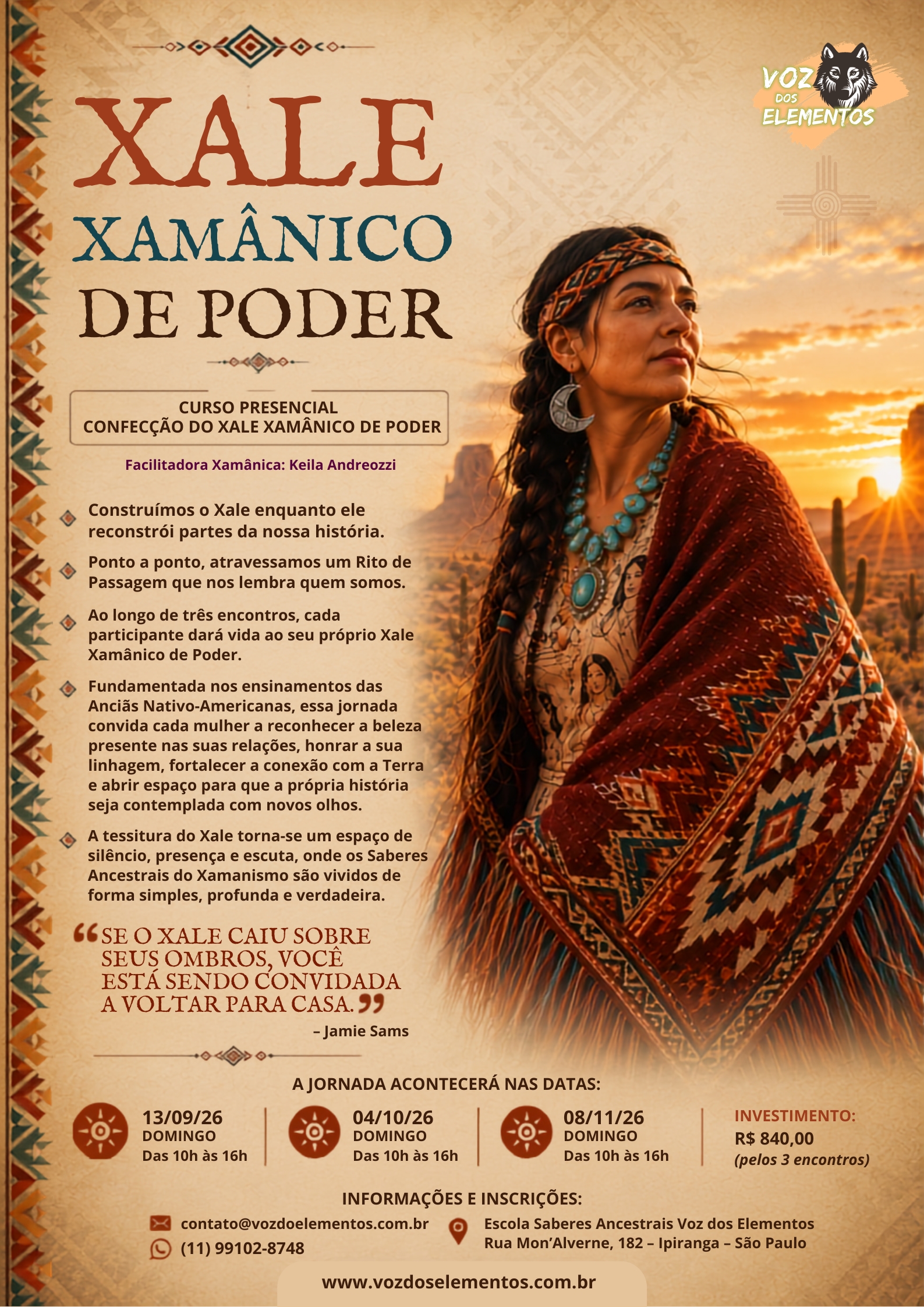 Banner Xale Xamânico - Setembro 2026